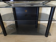 Стеклянный стол под телевизор бронированное стекло